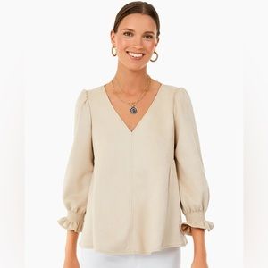 Tuckernuck Bone Suede Easton Blouse - NWT